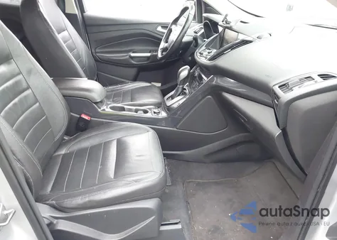 2014 Ford Escape Titanium z USA, uszkodzony, nr VIN 1FMCU0J98EUC28001